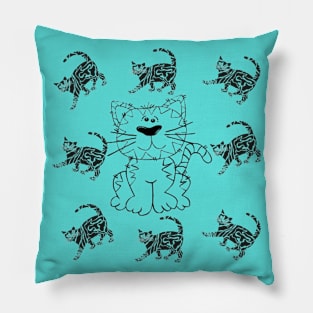 fanny cats Pillow