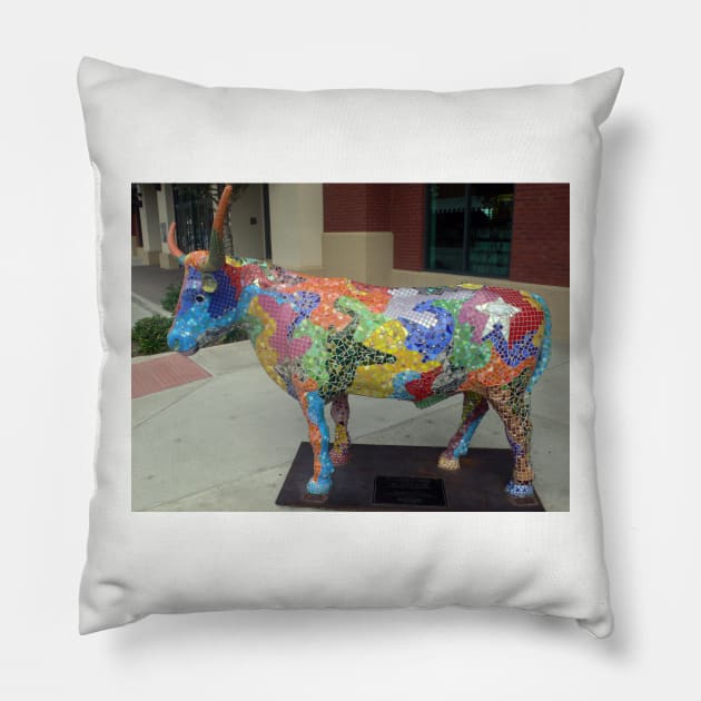 CowDaChrome Pillow by tomg