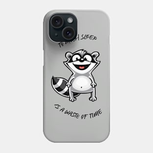 funny racoon Phone Case