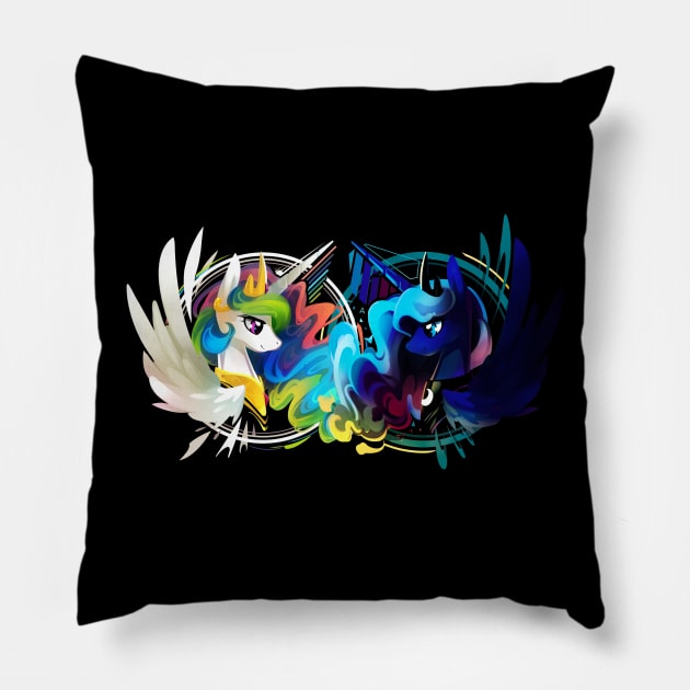 Celestia & Luna Pillow by Cenit