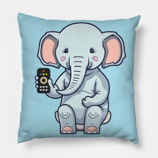 Under Control Elephant Pillow