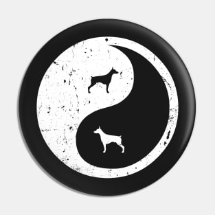 Doberman Pinscher Ying Yang Pin