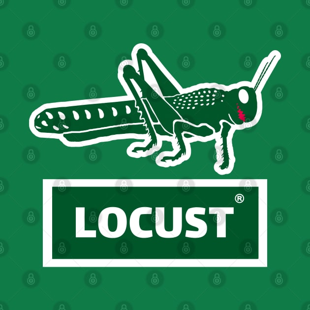 Bootleg Parody Brand "LOCUST" by SPACE ART & NATURE SHIRTS 