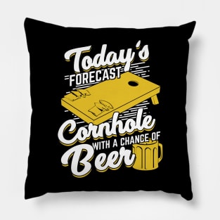 Funny Cornhole Player Gift Pillow