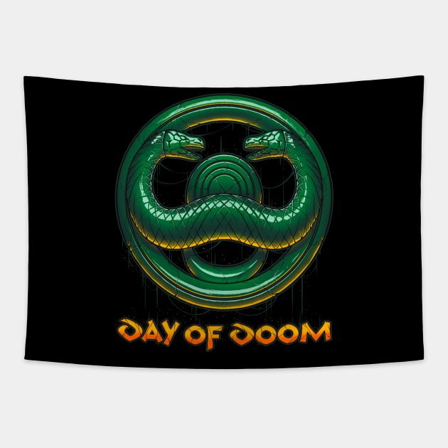 Day of Doom v2 Tapestry by Getsousa