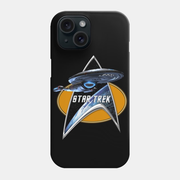 StarTrek Voyager Command Signia Chest Phone Case by Ratherkool