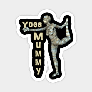 Yopga Mummy Standing Bow Pose Magnet