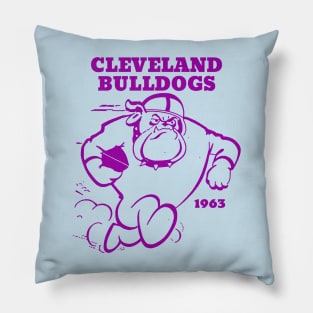 Defunct Cleveland Bulldogs UFL 1963 Pillow