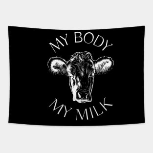 My Body My Milk Tapestry