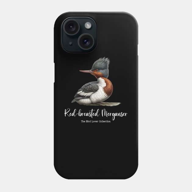 Red-breasted Merganser - The Bird Lover Collection Phone Case by goodoldvintage