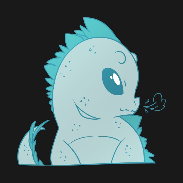 Chibi Godzilla by kelsmister