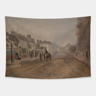 Boulevard Heloise, Argenteuil by Claude Monet Tapestry