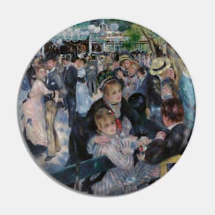 Dance at Le Moulin de la Galette by Auguste Renoir Pin