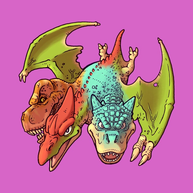 Dino-Dragon by SimonFagio