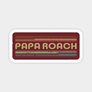 Papa Roach Retro Lines Magnet