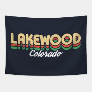 Retro Lakewood Colorado Tapestry