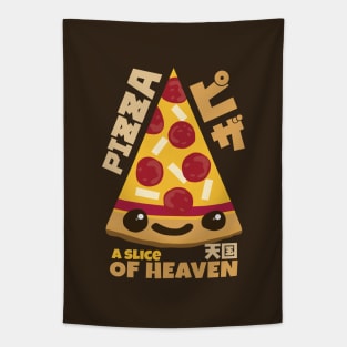 I love Pizza a slice of heaven Tapestry