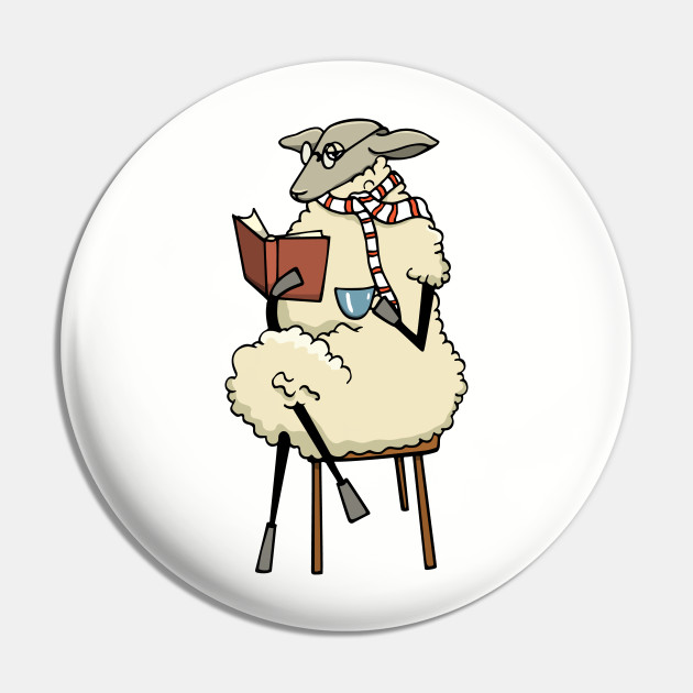 Smart Sheep - Smart Sheep - Pin | TeePublic