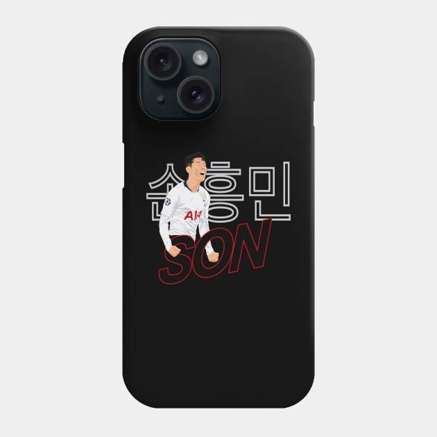 Son Heung Min Shirt Phone Case by RipleyArtShop