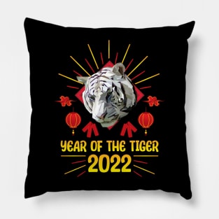 Good Luck Zodiac Happy Chinese New Year of the Tiger 2022 Pillow