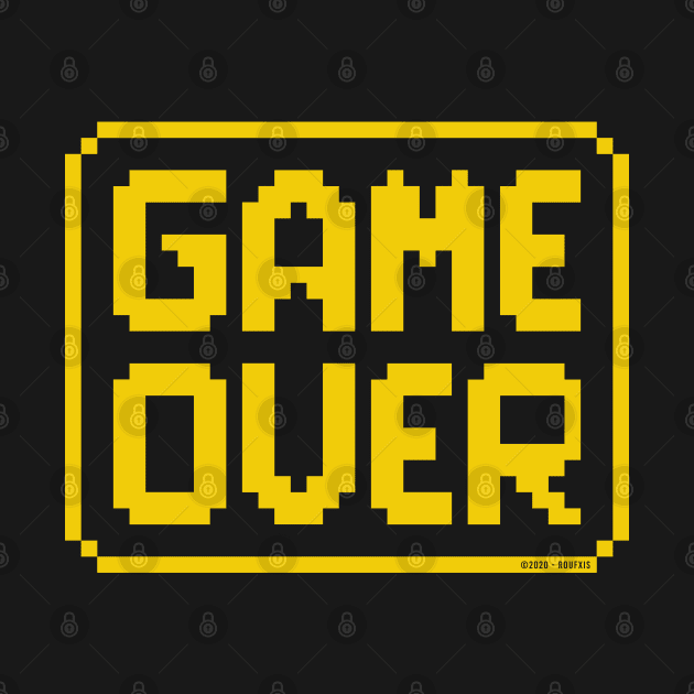 GAME OVER (Yellow) by Roufxis