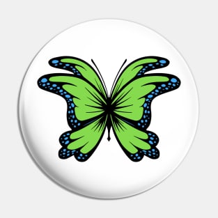 Sage Green Butterfly Pin