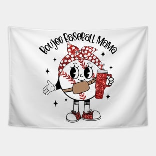 Boujee Baseball Mama Tapestry