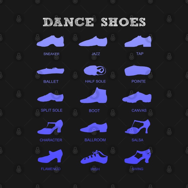 Dancer 15 Types Of Dance Shoes by egcreations