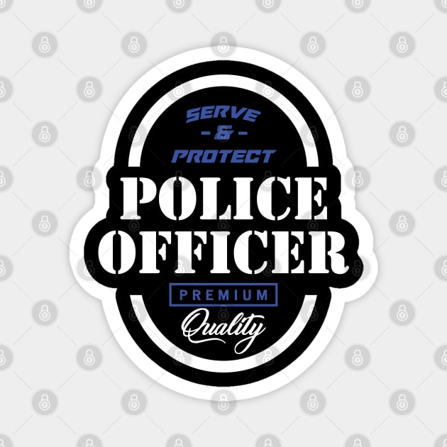 Police Officer Magnet by Litho