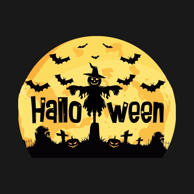 Halloween moon night by StarTshirts