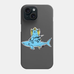 Bear Shark King Phone Case