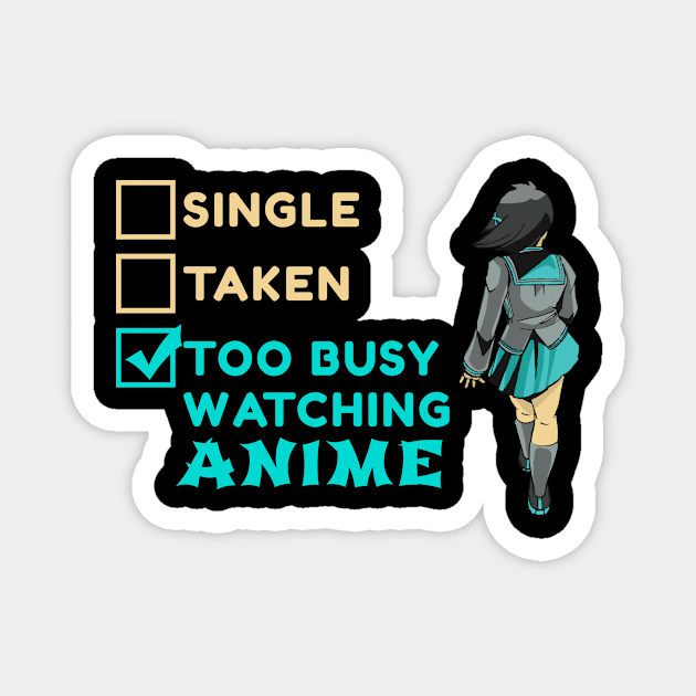 Weeaboo Trash Otaku Anime Meme Weeb Gifts Magnet by Alex21