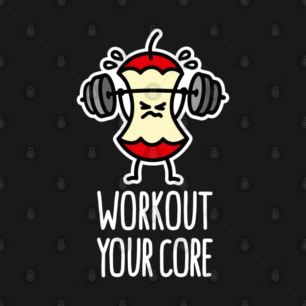 Workout your core powerlifting apple core deadlift by LaundryFactory