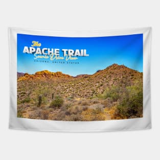 Apache Trail Scenic Drive View Tapestry