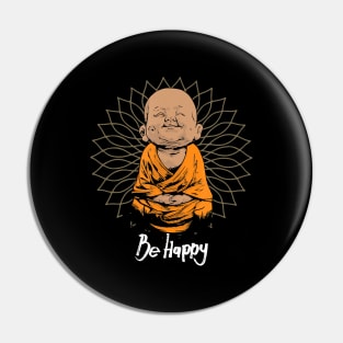 Happy Zen little baby Buddha Pin