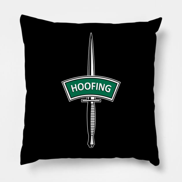 Royal Marines Commando - HOOFING Pillow by TCP