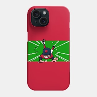 8-Bit Baseball Slide - Boston Phone Case