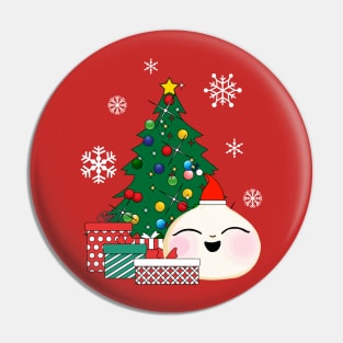 Happy Bao Bun Around The Christmas Tree Pin