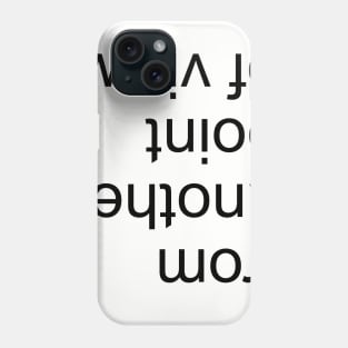 Perspective Wisdom View Life Saying Words Funny Modern School IQ Books Phone Case