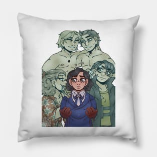 Ghosts of the past Pillow