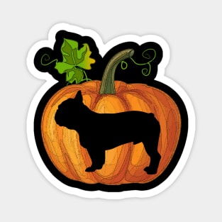 French bulldog in pumpkin Magnet