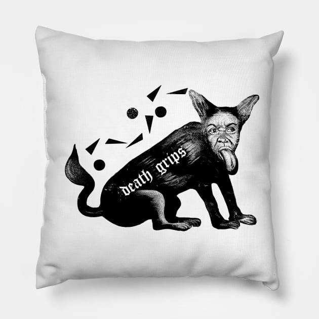 Death Grips •  • Original Retro Design Pillow by unknown_pleasures