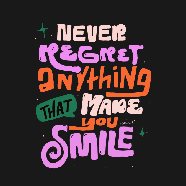 Never Regret (no background) by Letters_by_Sid