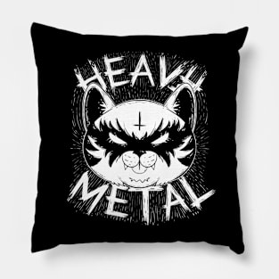 Heavy Meowtal Pillow