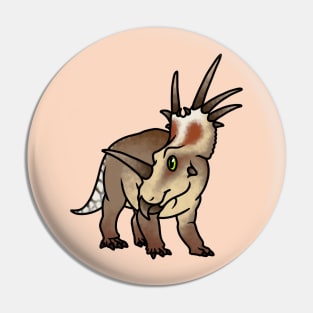 Cute Styracosaurus Pin