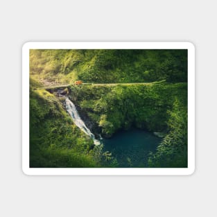 Makapipi Falls of Maui Magnet