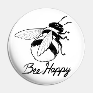 Bee Happy Pin