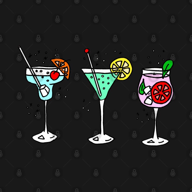 Three Cocktails by Michelle Le Grand