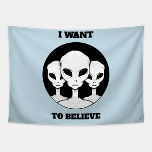 Aliens I want to Believe Tapestry