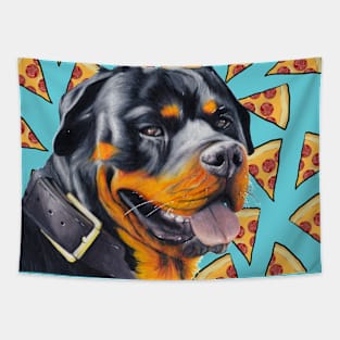 Rotty Pizza Tapestry